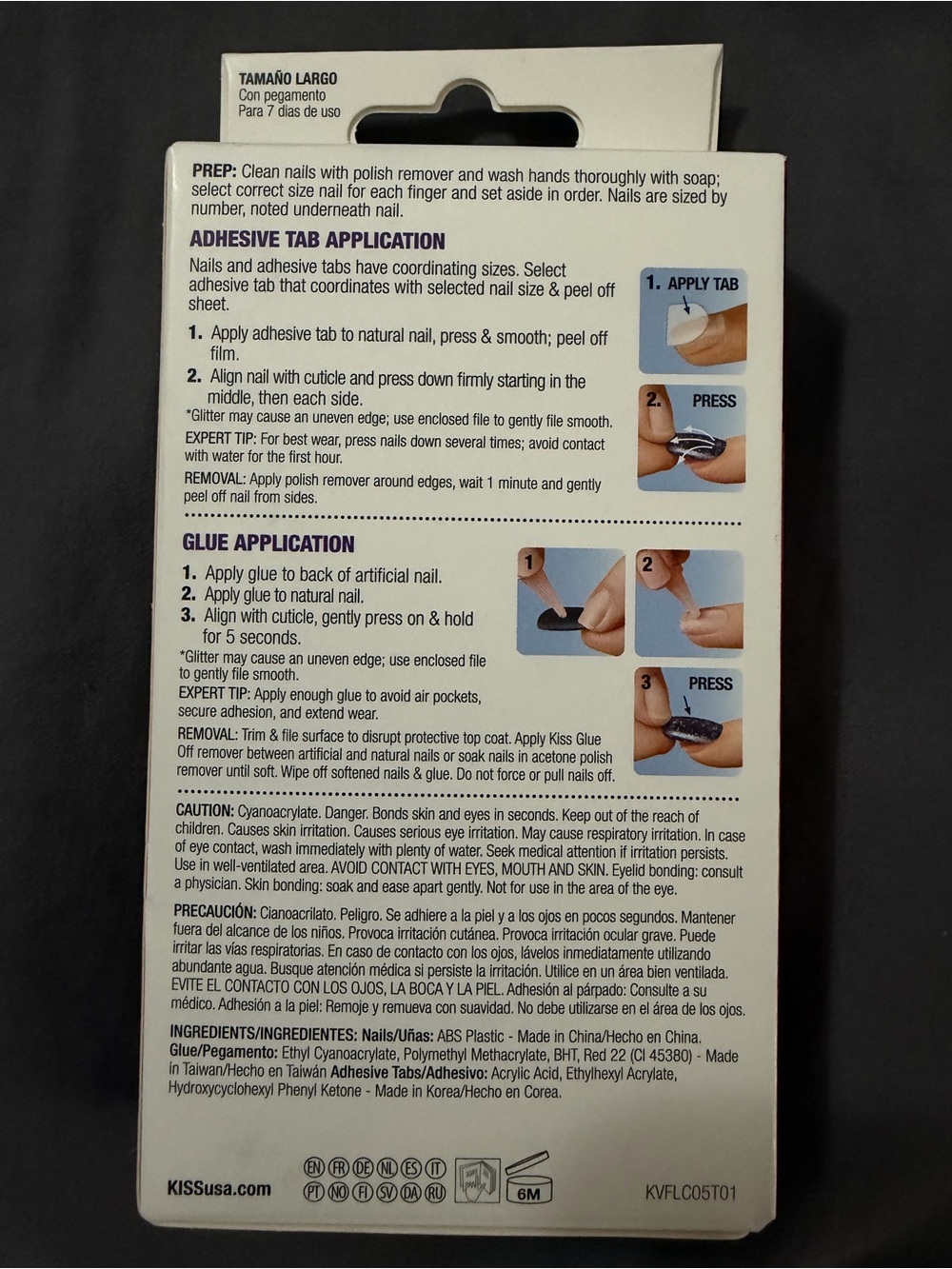 **NWT** Multi-Color Press-On Nail Set - Picture 3 of 4